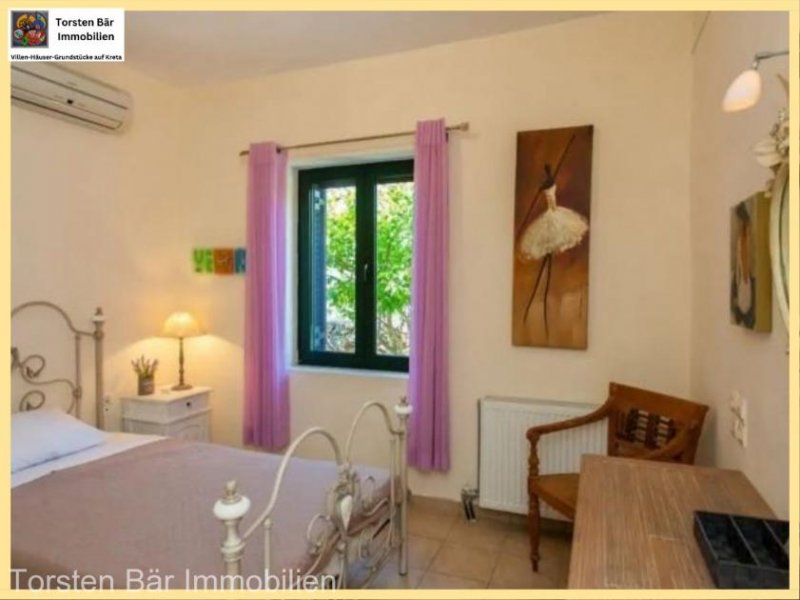 Drapanos Kreta, Drapanos - freistehendes Steinhaus Wfl.95,40m² 2 SZ 1 Bad und Garten Haus kaufen